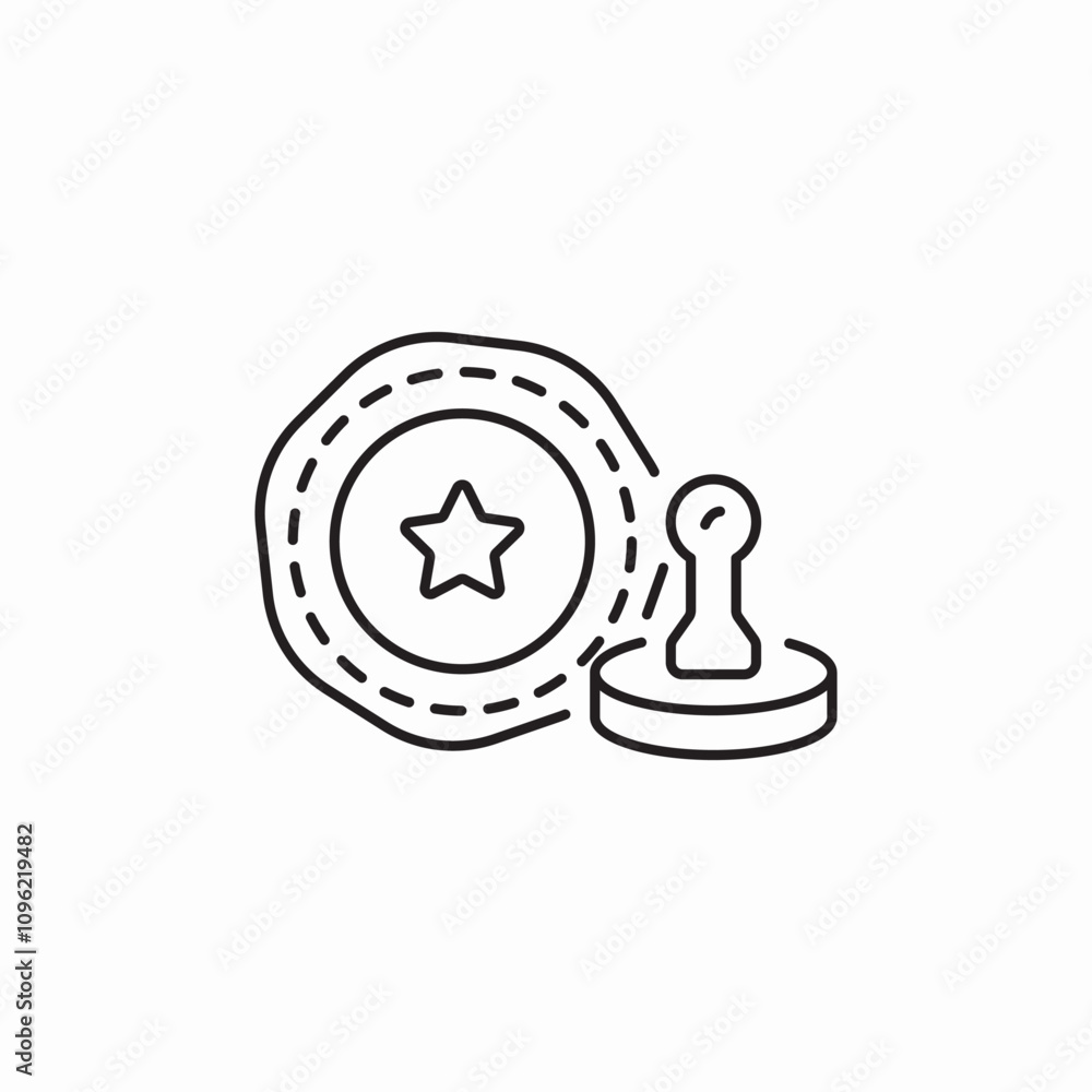 stamp verified icon sign vector stamp verified icon sign vector