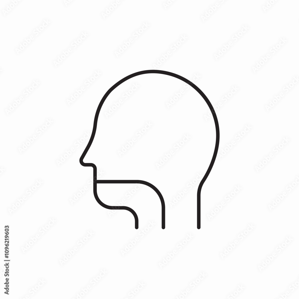 swallow head icon sign vector swallow head icon sign vector