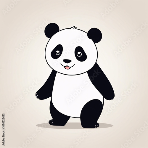 panda with a blank