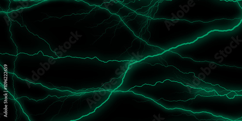 black, green marble background. Black marble natural pattern for background, abstract natural marble black and green. Lightning bolt. thunder lighting on black bg. 3d illustration, lightning, storm, 