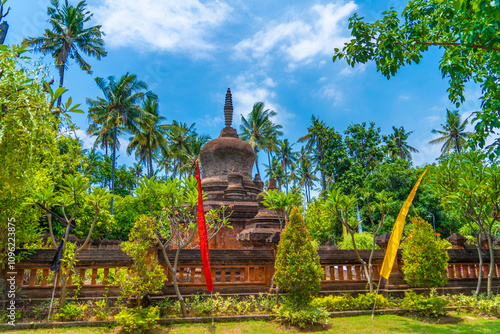 Budddhist ancient temple at Kalibukbuk, Singaraja, Bali, Indonesia was build around 9-10 century photo