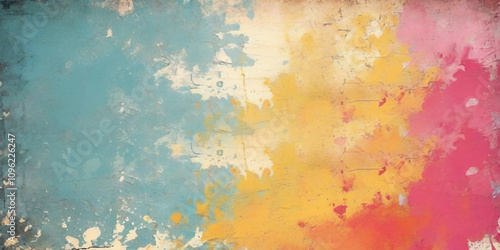 Abstract watercolor art illustration, modern minimalist background. 