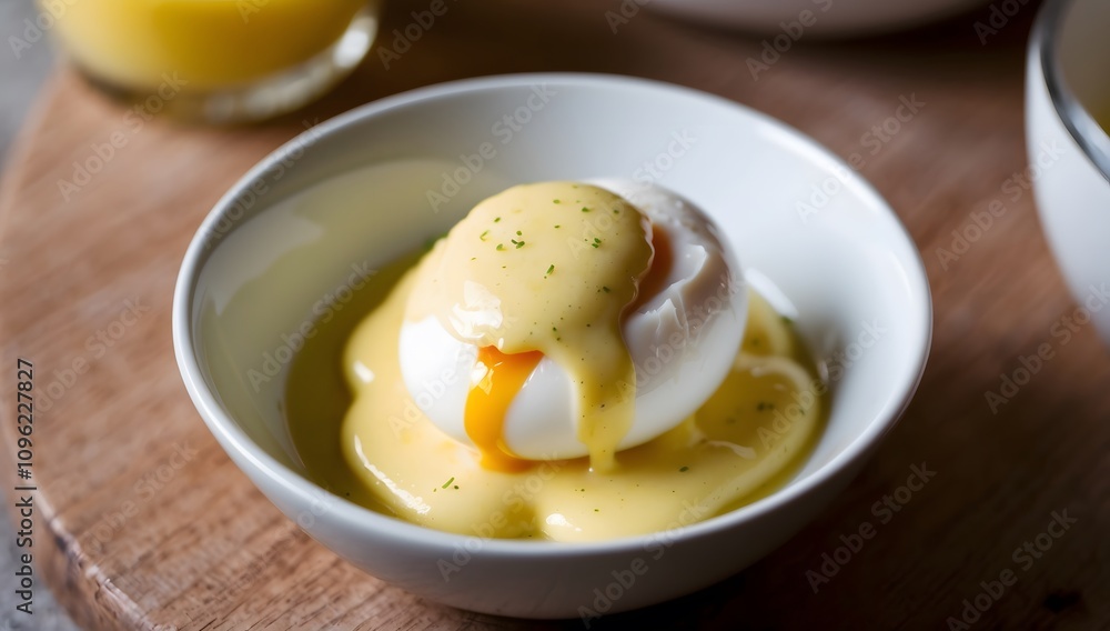Poached Egg with Hollandaise Sauce Poached Egg with Hollandaise Sauce