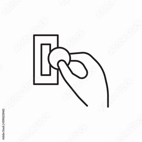 insert coin icon sign vector