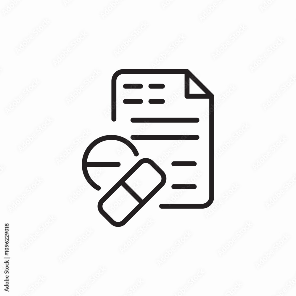 medicines prescription icon sign vector medicines prescription icon sign vector