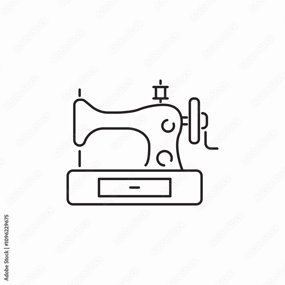 sewing machine icon sign vector sewing machine icon sign vector