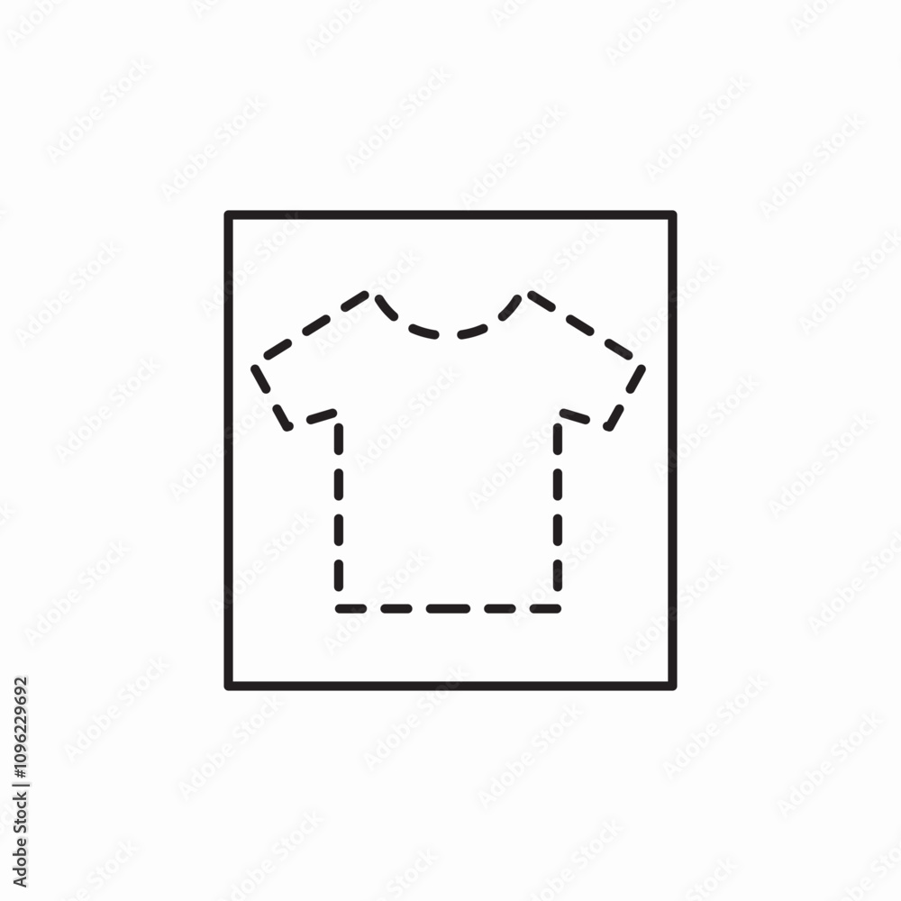 shirt clothe cut icon sign vector shirt clothe cut icon sign vector