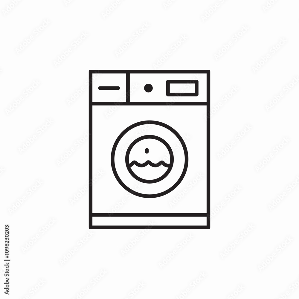 washing machine icon sign vector washing machine icon sign vector