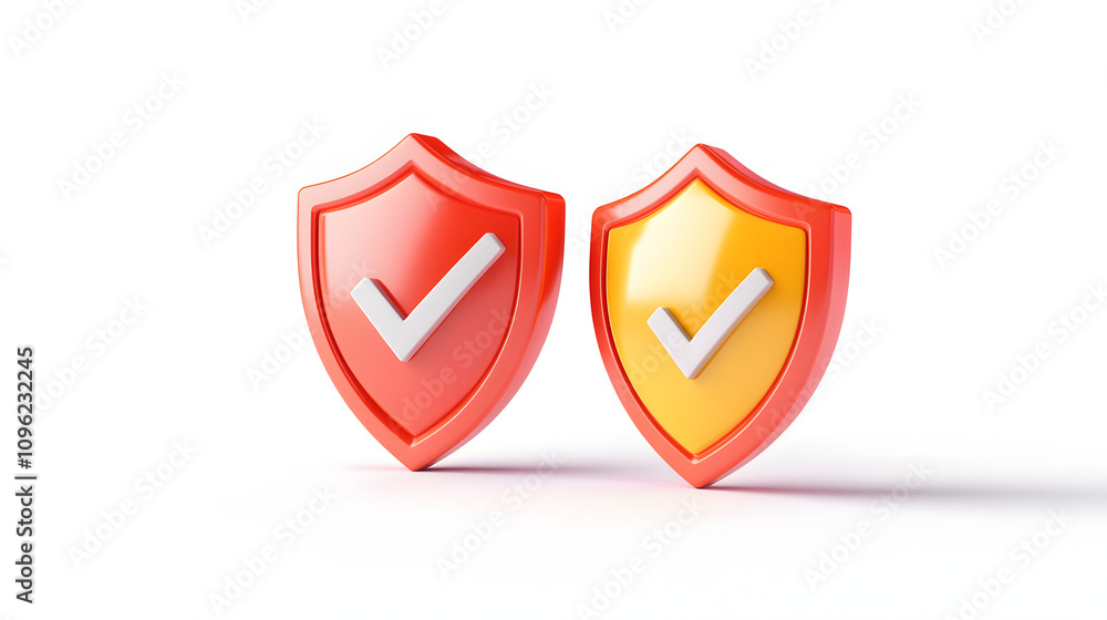 cartoon 3d Icon safety shield check mark perspective . . 3d vector illustration. white background
cartoon 3d Icon safety shield check mark perspective . . 3d vector illustration. white background