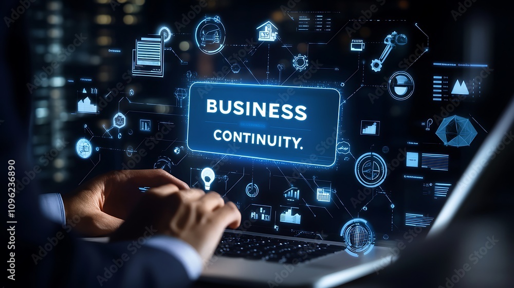 Business continuity management concept. Business continuity management concept.