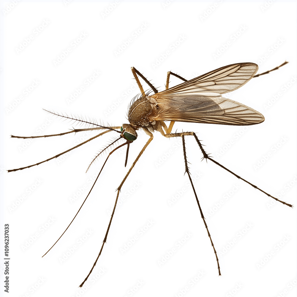 mosquito isolated on white background mosquito isolated on white background
