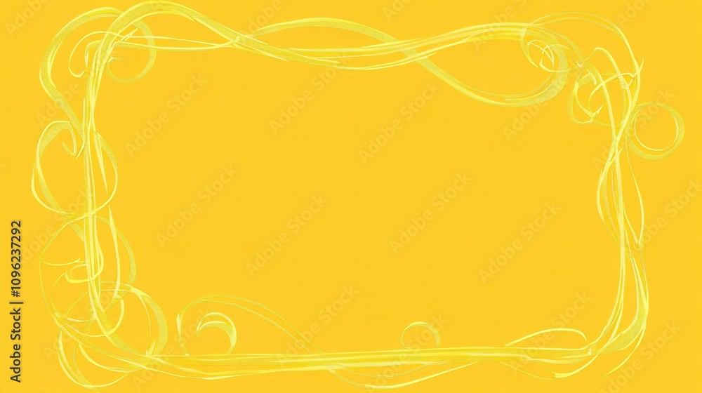 Yellow Hand Drawn Border - A Whimsical and Artistic Frame for Your Visual Creations. The Delicate Yellow Hand Drawn Border, with Its Unique Lines and Shapes, Adding a Touch of Charm and Creativity Yellow Hand Drawn Border - A Whimsical and Artistic Frame for Your Visual Creations. The Delicate Yellow Hand Drawn Border, with Its Unique Lines and Shapes, Adding a Touch of Charm and Creativity