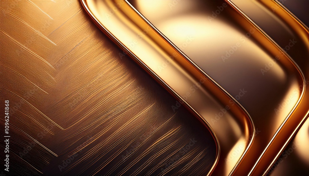 Naklejka premium abstract golden light background