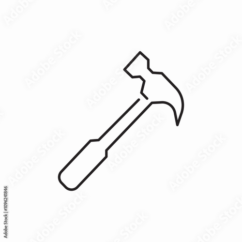 hummer tool icon sign vector