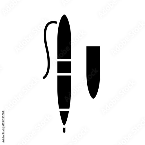 Pen icon in filled style