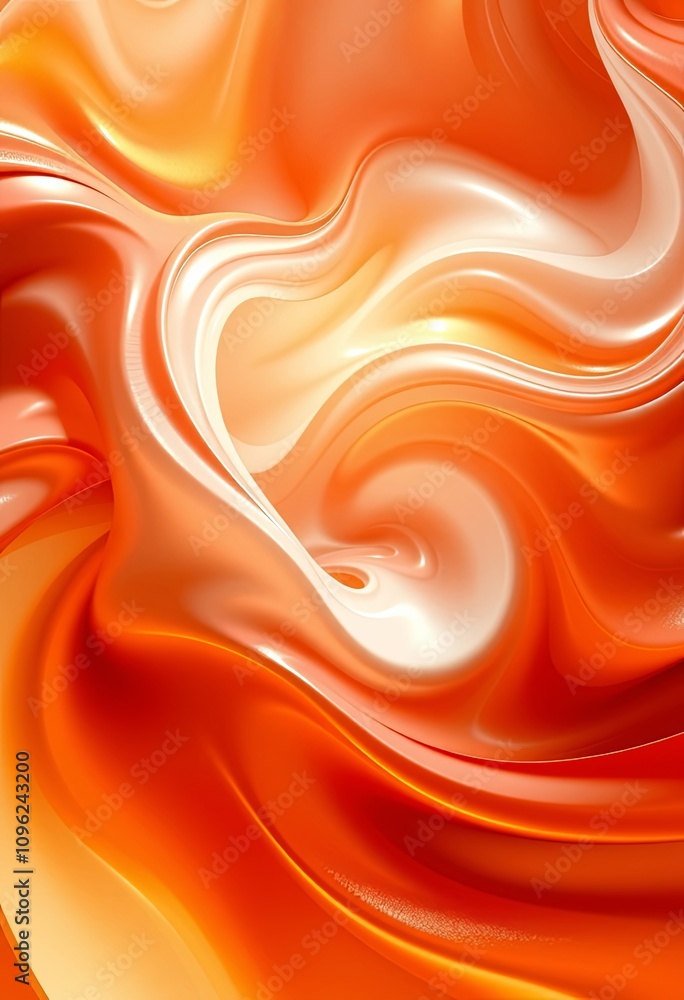 Fototapeta premium Kaleidoscopic swirls of warm and cool hues for widescreen wallpapers