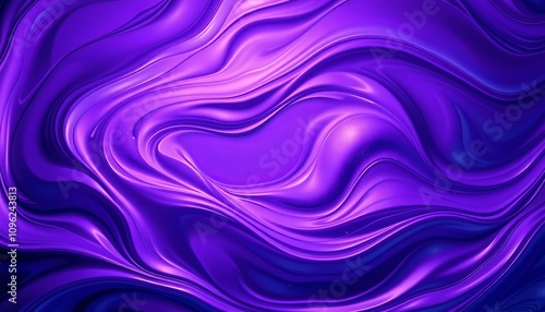 Wallpaper Mural Swirling cosmic patterns in deep violets and blues for widescreen backgrounds Torontodigital.ca