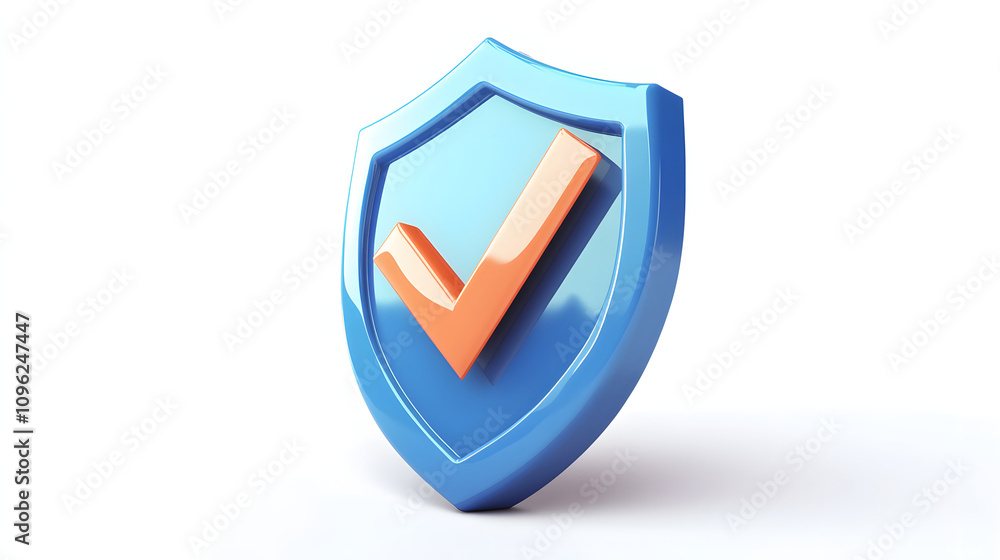 cartoon 3d Icon safety shield check mark perspective . . 3d vector illustration. white background
cartoon 3d Icon safety shield check mark perspective . . 3d vector illustration. white background