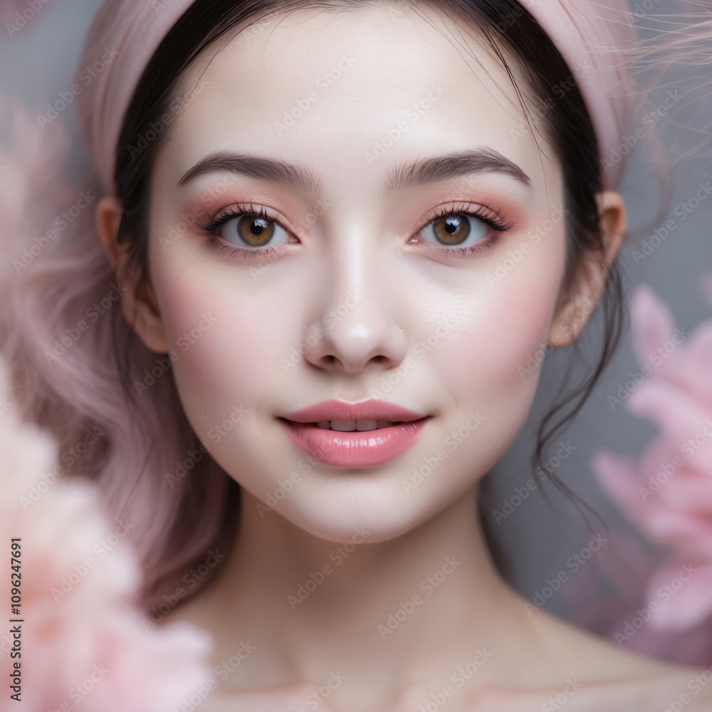 A very beautiful and sweet face of a woman, embodying purity and tenderness, with a soft and gentle expression, exuding charm and grace A very beautiful and sweet face of a woman, embodying purity and tenderness, with a soft and gentle expression, exuding charm and grace