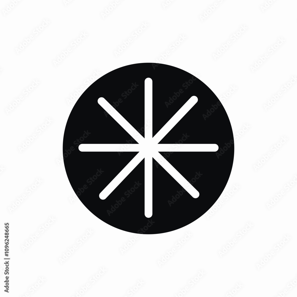 snowflake pattern icon sign vector snowflake pattern icon sign vector