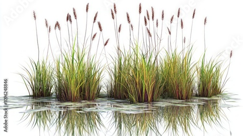 Wallpaper Mural Stunning Water Plants in a Marsh Torontodigital.ca