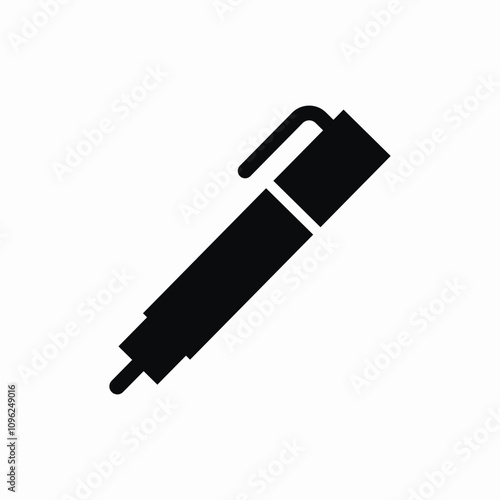 writing tool pen icon sign vector