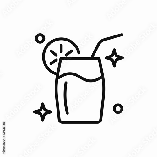 cold drink soda icon sign vector