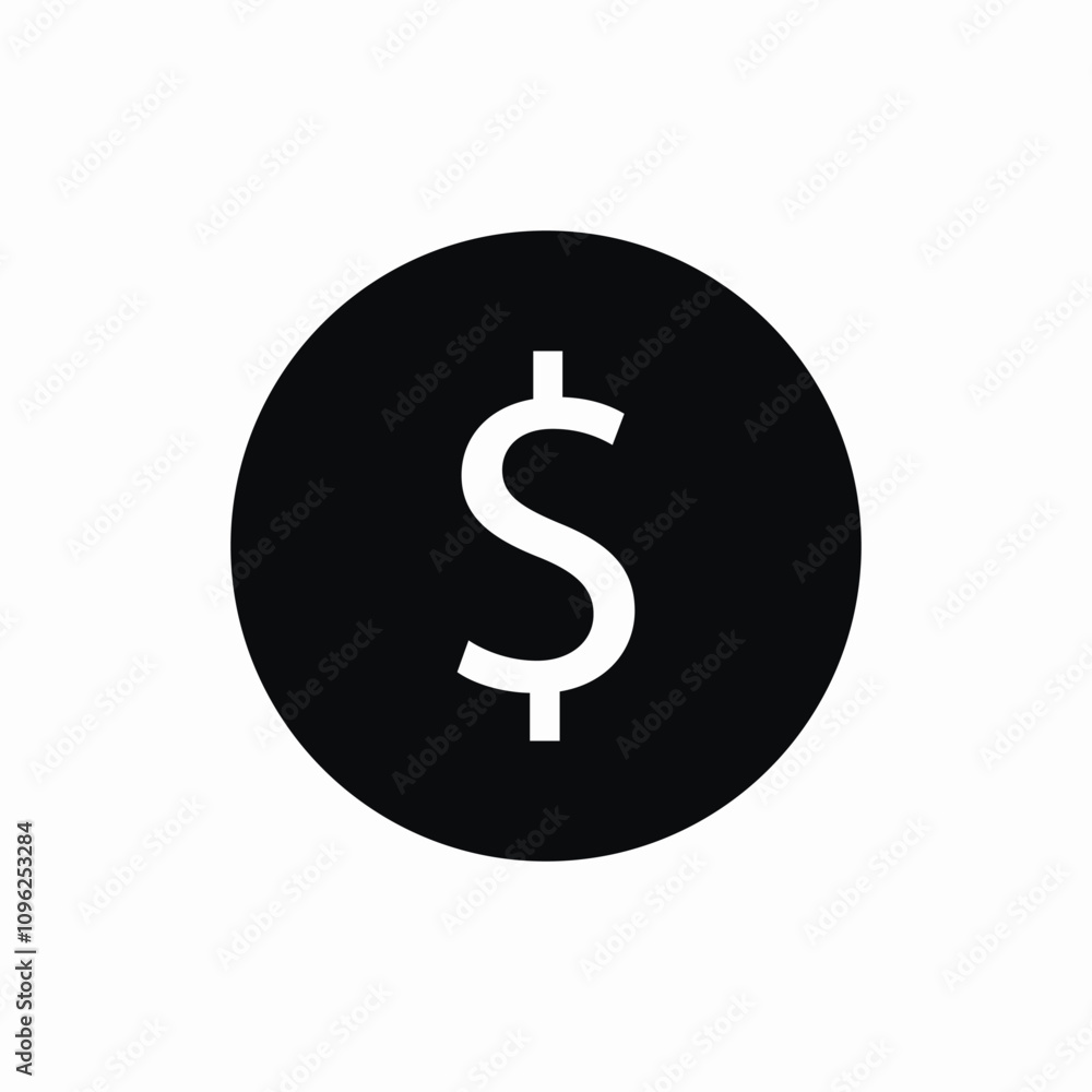money mark dollar icon sign vector money mark dollar icon sign vector