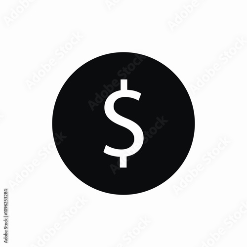 money mark dollar icon sign vector