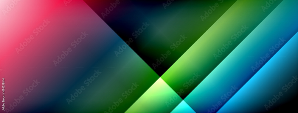 Colorful gradient with lines made of shadow and light. Creative background Colorful gradient with lines made of shadow and light. Creative background