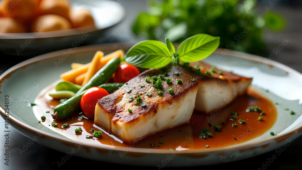 Grouper Fish Fillets with Herbs and Spices Grouper Fish Fillets with Herbs and Spices