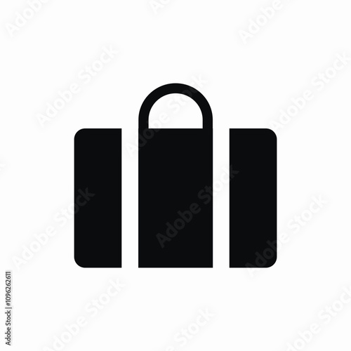 luggage travel icon sign vector