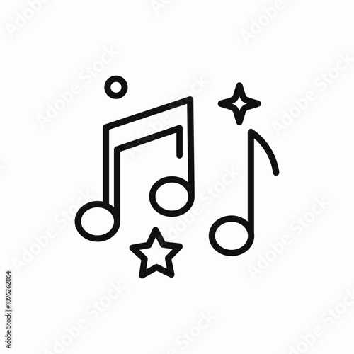 music amuse icon sign vector