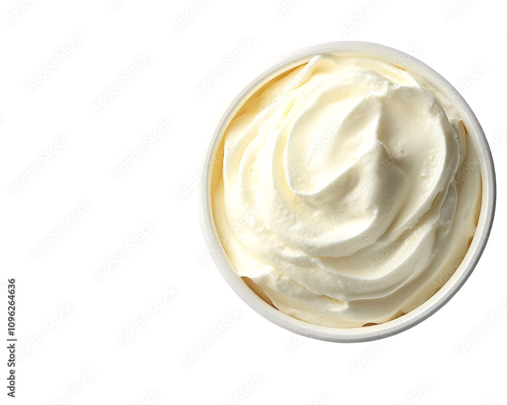 a cup of whipped cream a cup of whipped cream
