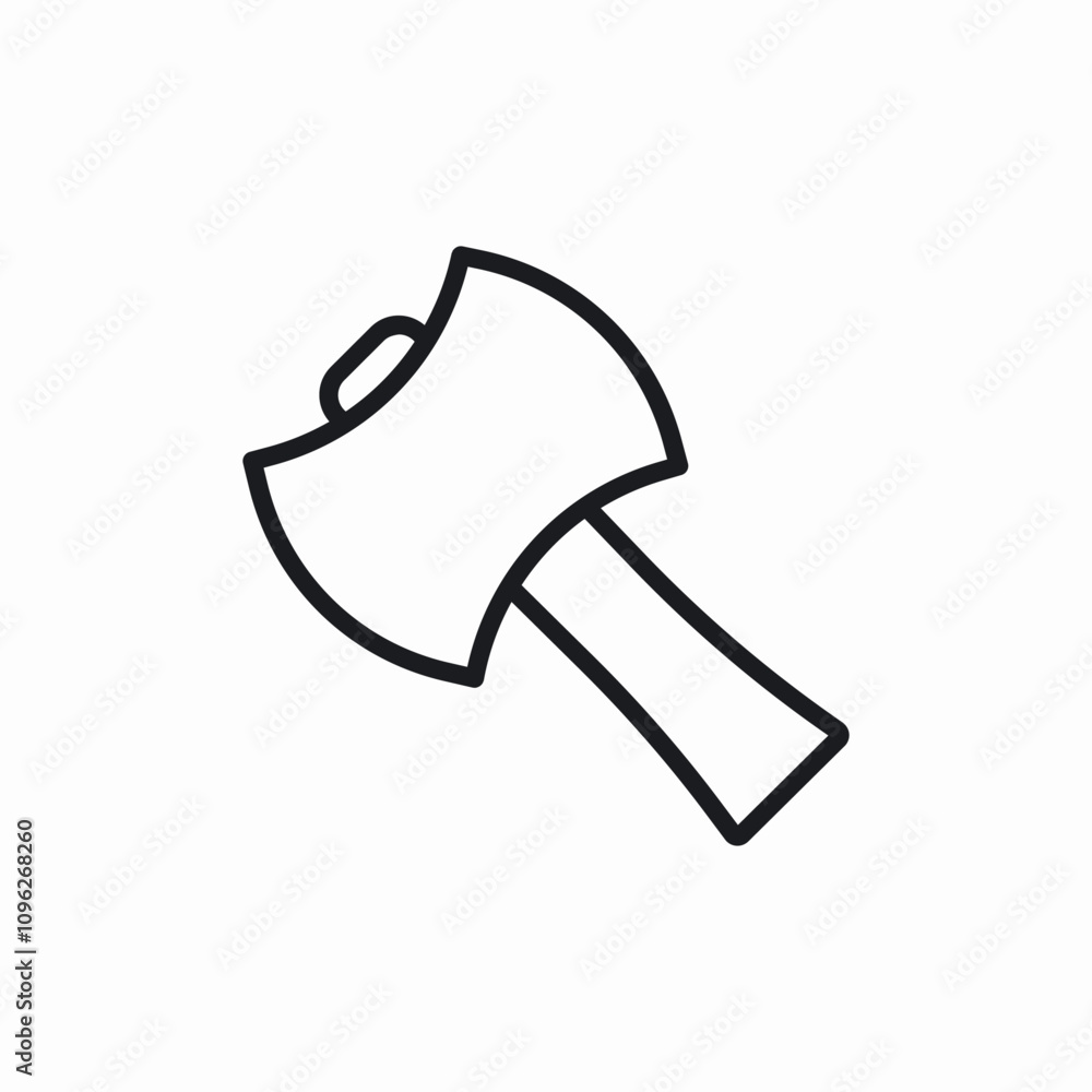 axe weapon icon sign vector axe weapon icon sign vector