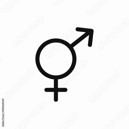 gender symbol icon sign vector