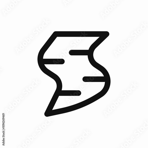 hurricane tornado icon sign vector