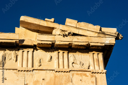 Acropolis Athens Greece Detail