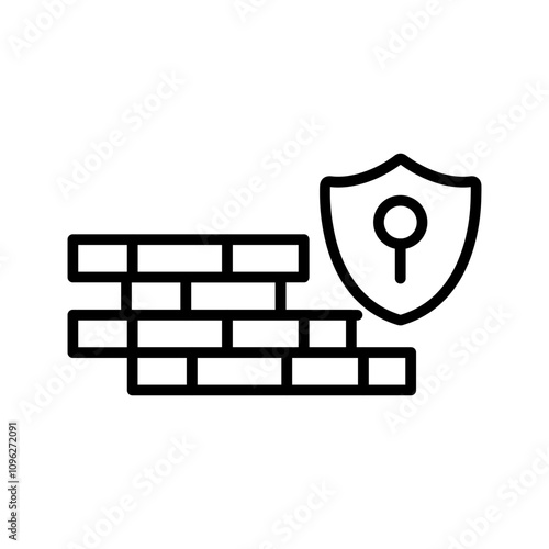 Firewall Vector Icon