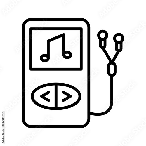 MP3 Player Vector Icon