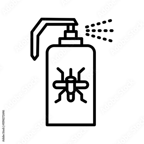 Insect repellent Vector Icon