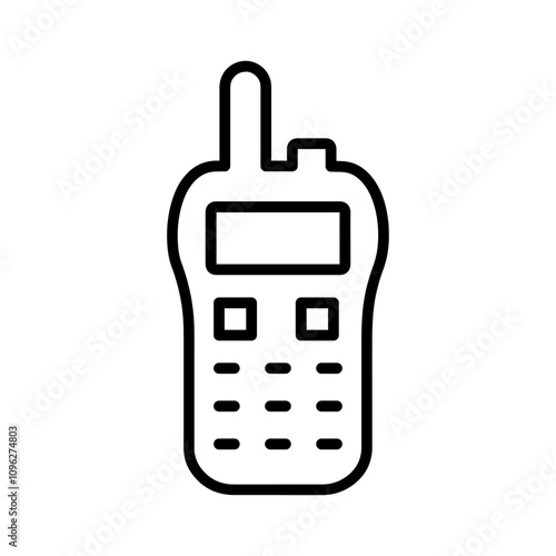 Walkie Talkie Vector Icon