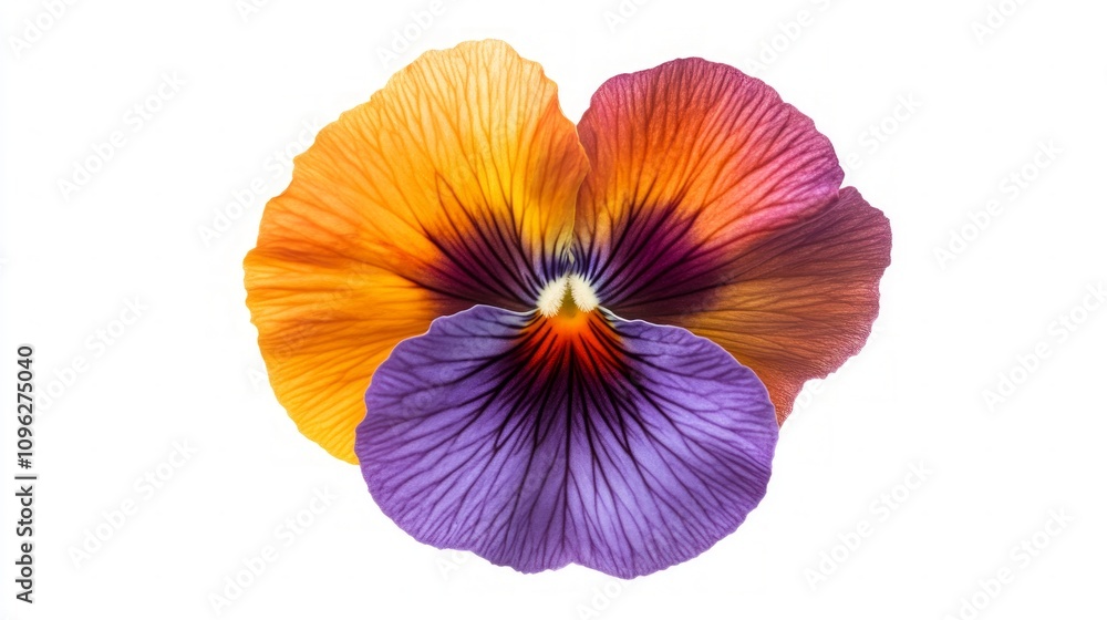 Stunning Pansy Flower Close-up