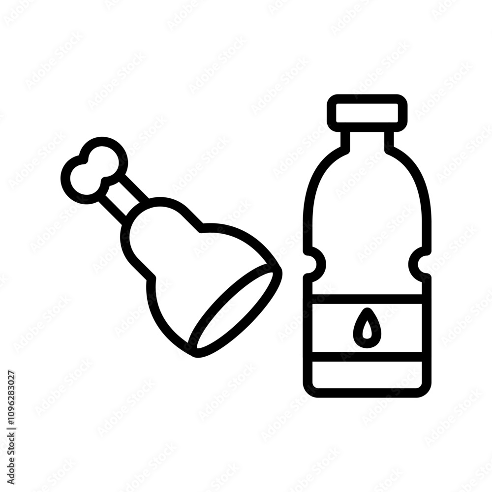 Obraz premium Emergency food Vector Icon