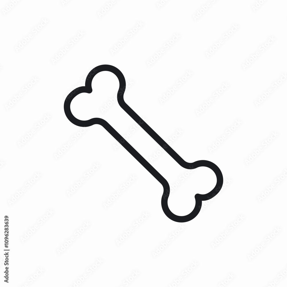 bone dog food icon sign vector bone dog food icon sign vector