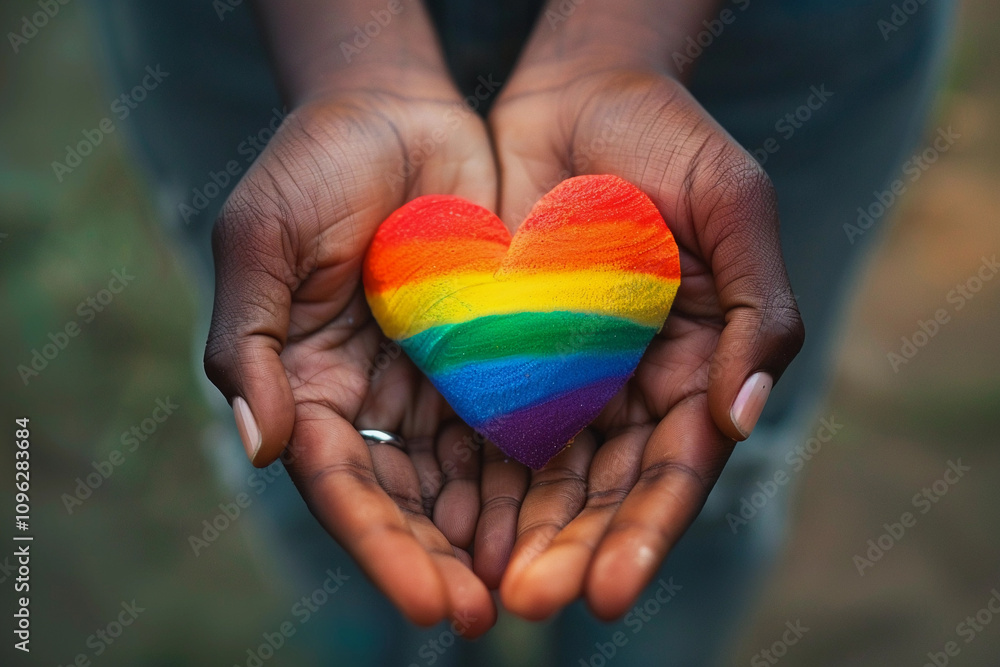 custom made wallpaper toronto digitalBeautiful colorful decorative heart in human hands