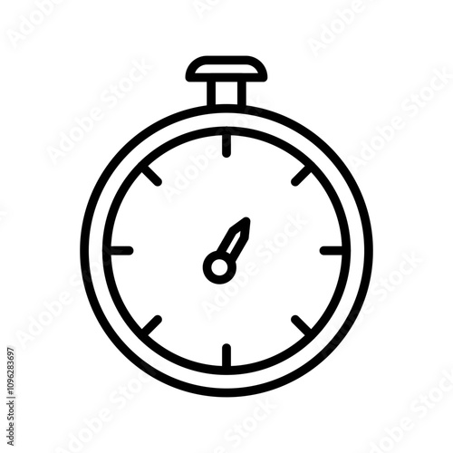 Stopwatch Vector Icon