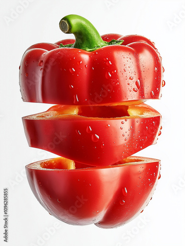 Red Sliced Pepper photo