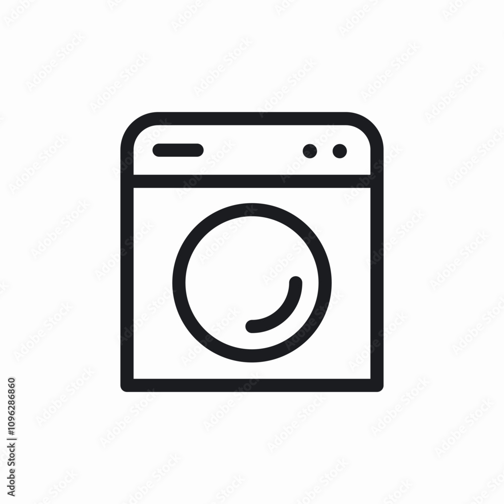 washing machine icon sign vector washing machine icon sign vector