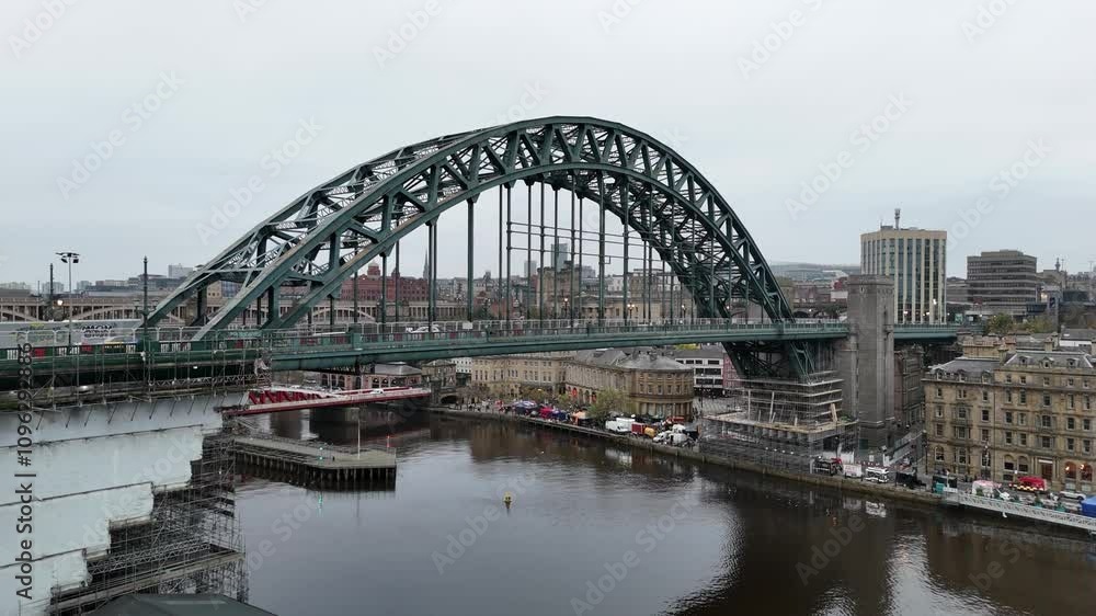 Exploring the iconic Tyne Bridge and the vibrant Newcastle skyline Exploring the iconic Tyne Bridge and the vibrant Newcastle skyline